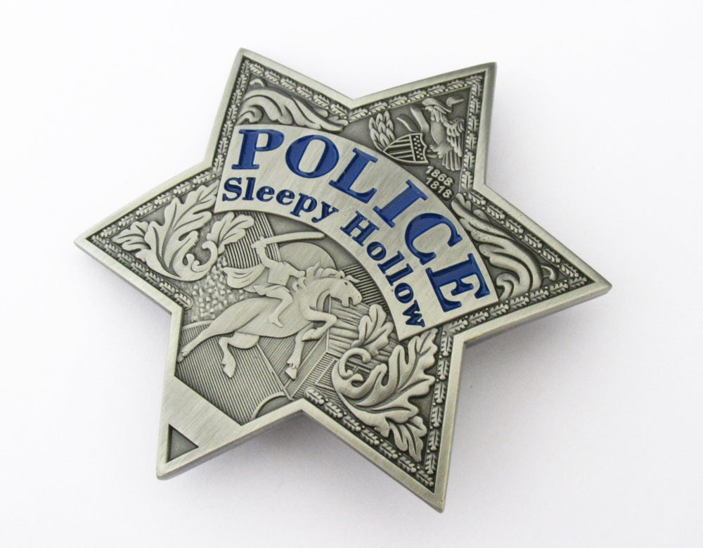 US TV Series Sleepy Hollow Police Badge Solid Copper Replica Movie Props