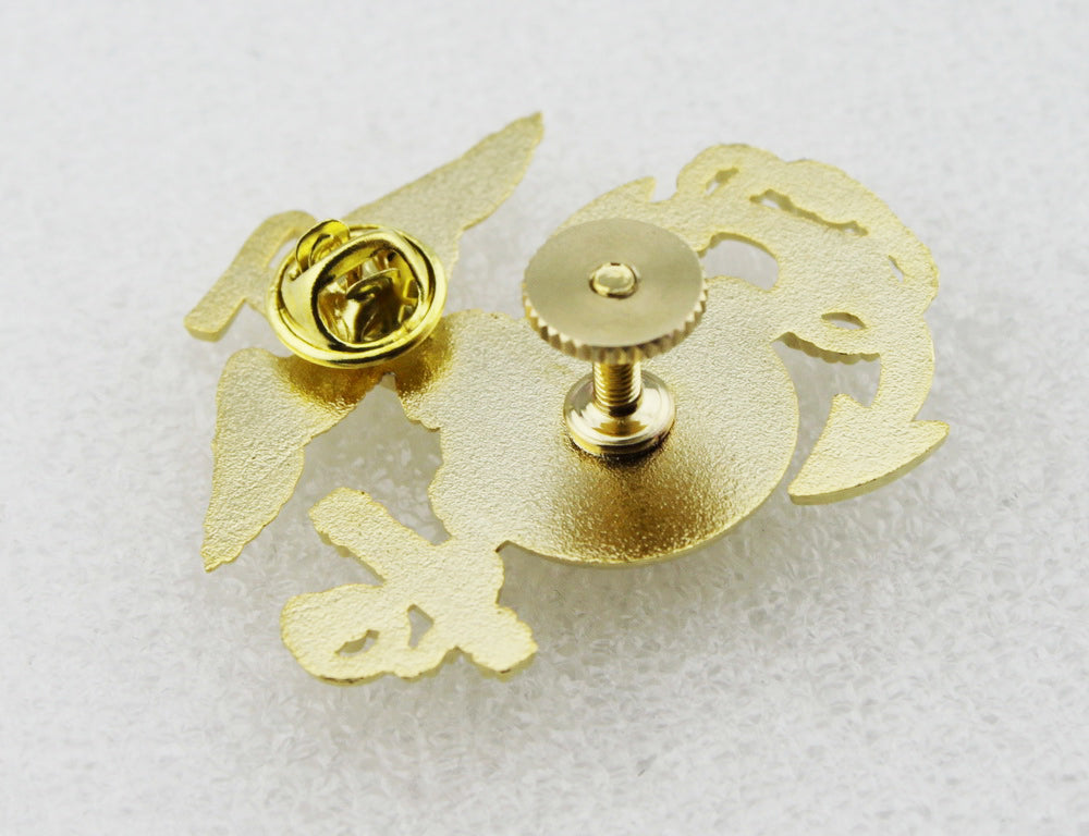 USMC US Marine Corps Logo Badge Solid Copper Replica Movie Props