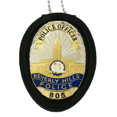 Beverly Hills Police Officer Badge Solid Copper Replica Movie Props With Number 805