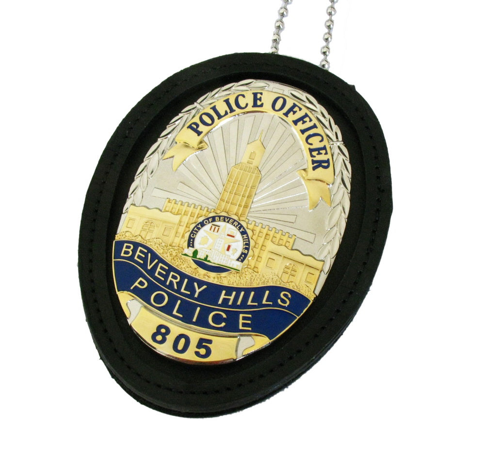 Beverly Hills Police Officer Badge Solid Copper Replica Movie Props With Number 805