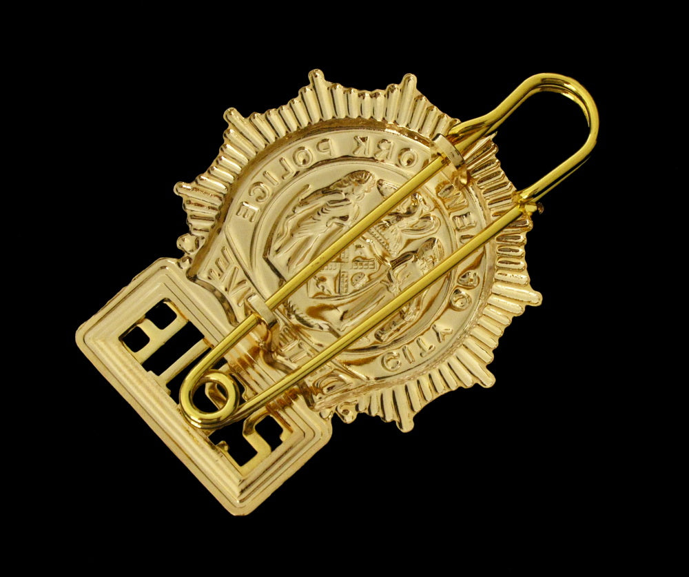 NYPD New York Police Detective Badge Solid Copper Replica Movie Props With No.2216