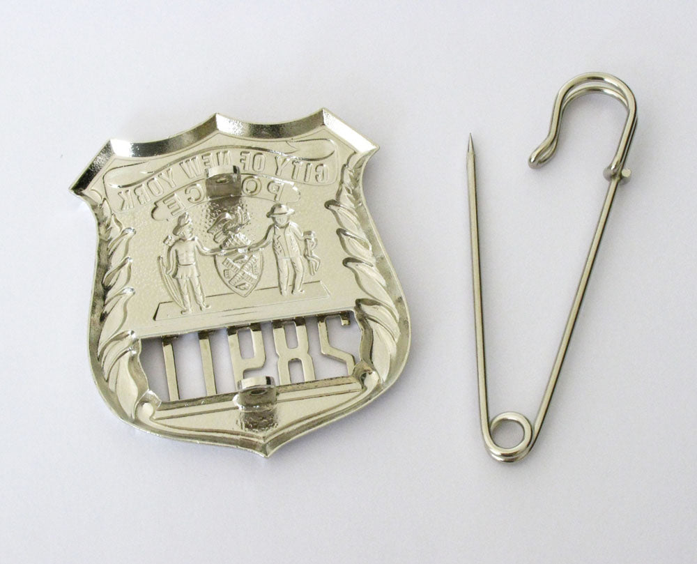 NYPD New York Police Officer Badge Replica Movie Props With No.28911