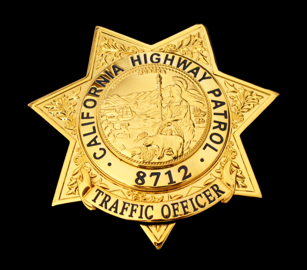 CHP "CHIP's" Tv Show California Highway Patrol Badge Highest Quality Replica Prop Badge