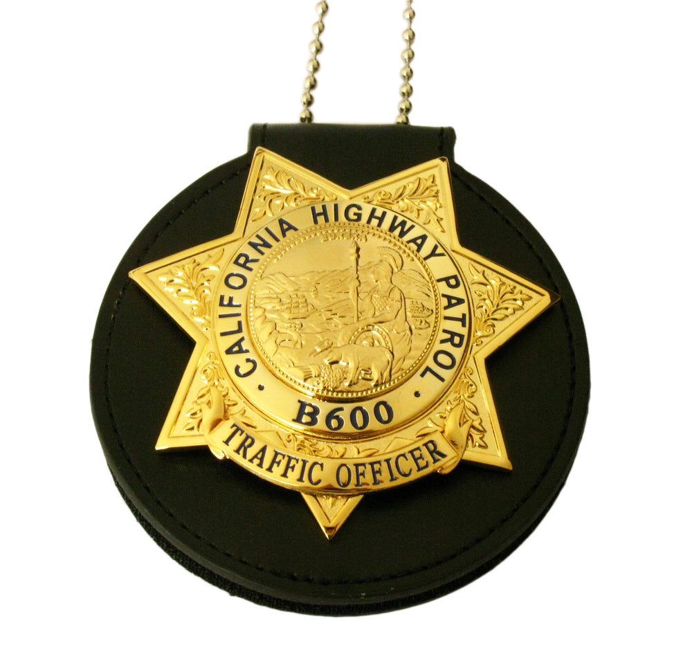 US CHP Traffic Officer Badge California Highway Patrol Replica Movie Props With Number B600
