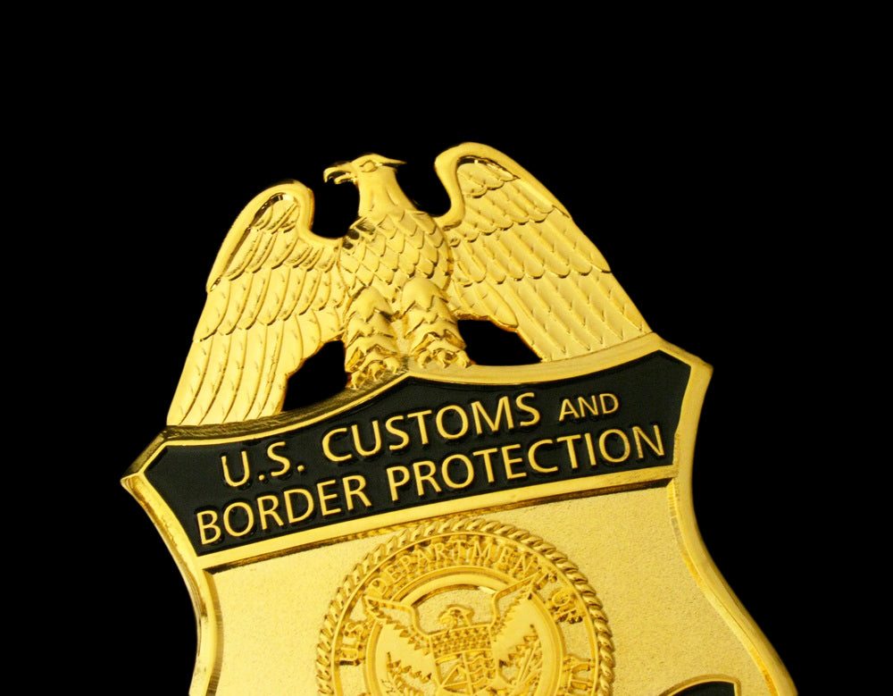 US CBP Chief Customs and Border Protection Badge Replica Movie Props