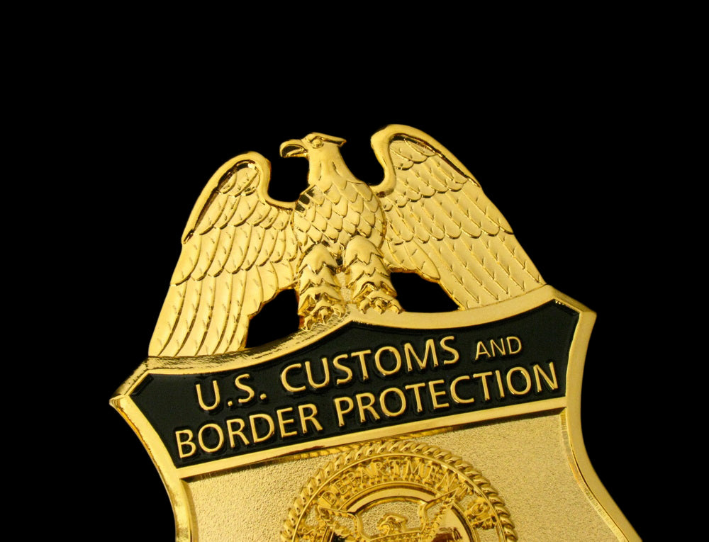 US CBP Supervisor Customs and Border Protection Badge Solid Copper Replica Movie Props