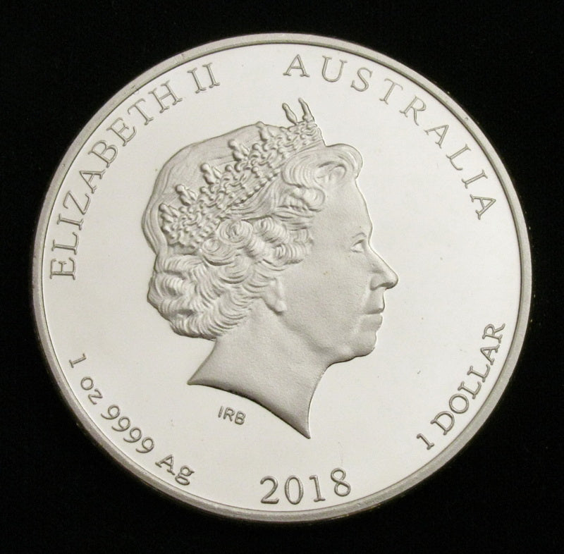 2018 Australia Lunar Zodiac Year of the Dog Silver Coin
