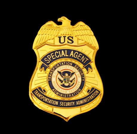 US TSA Special Agent Clip-on Badge 2.1"*1.5"