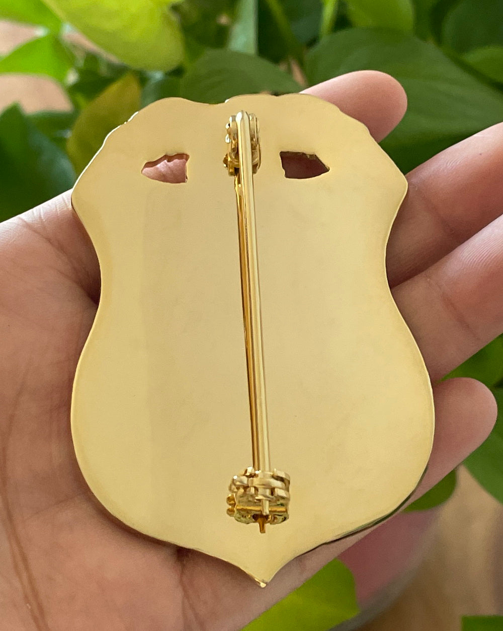 US HSI TFO Task Force Officer Badge Homeland Security Investigations Replica Movie Props Gold