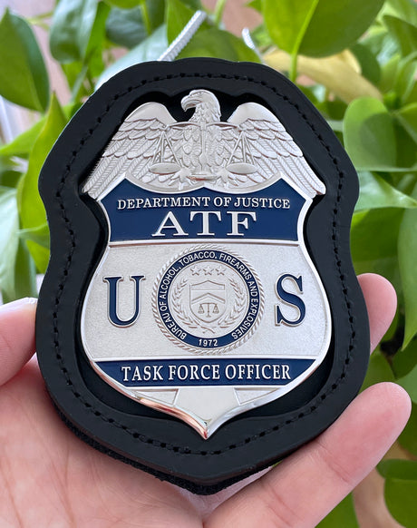 US ATF TFO Task Force Officer Badge Replica Movie Props