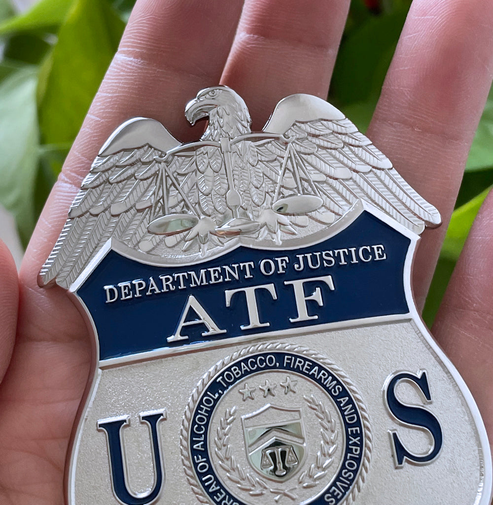 US ATF TFO Task Force Officer Badge Replica Movie Props