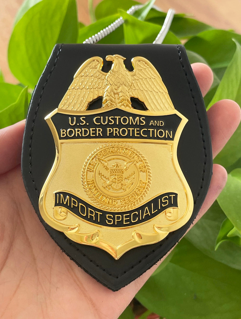 US CBP Import Specialist Customs and Border Protection Badge Replica Movie Props