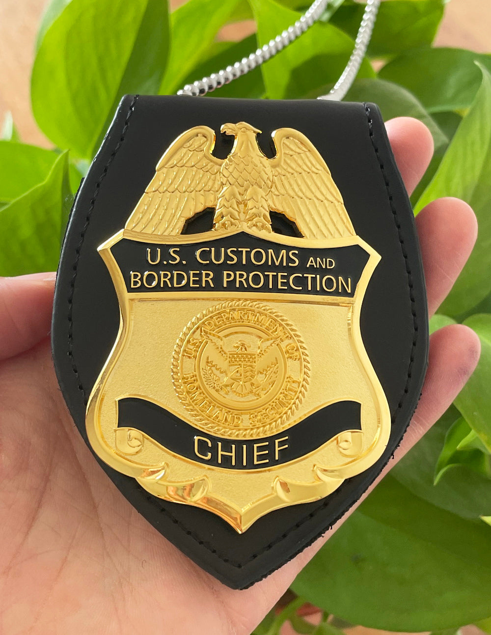 US CBP Chief Customs and Border Protection Badge Replica Movie Props