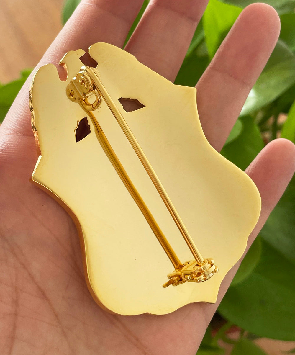 US CBP Supervisor Customs and Border Protection Badge Solid Copper Replica Movie Props