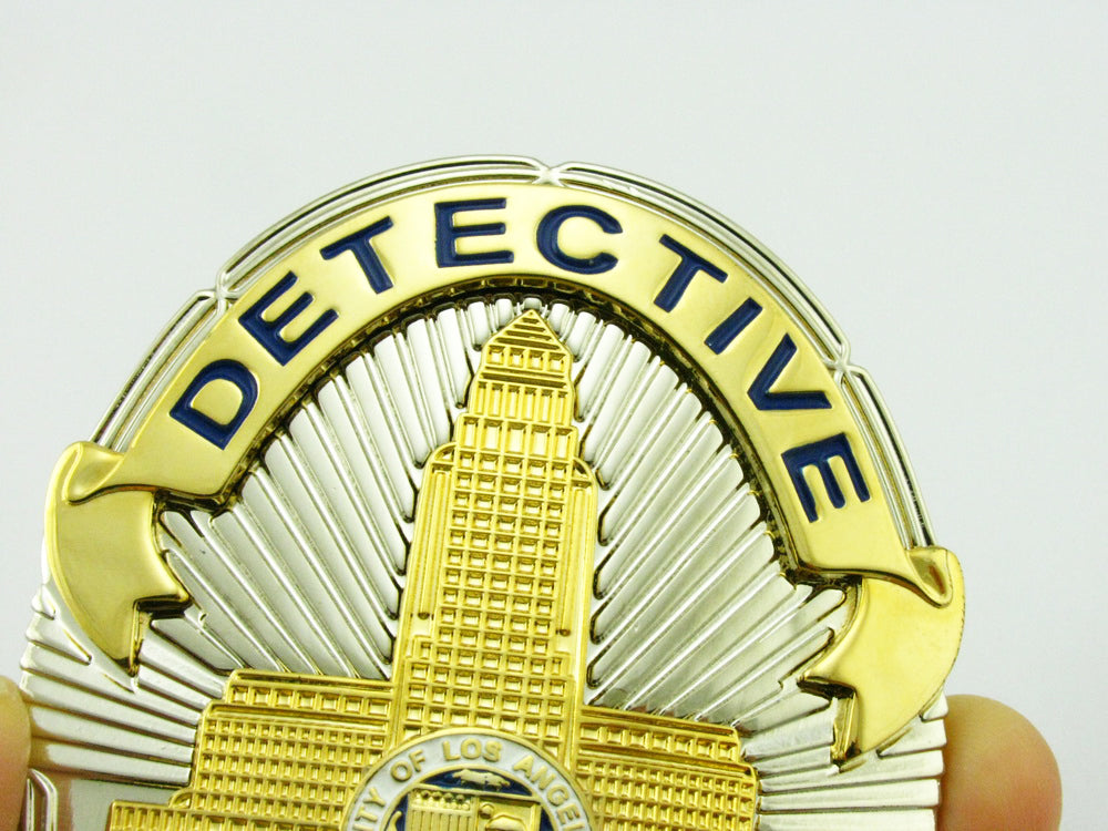 LAPD Los Angeles Detective Police Badge Replica Movie Props No. 2358/2516