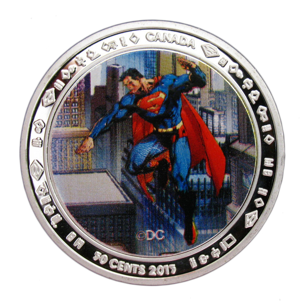 6 Pieces 2013 Superman Cartoon Comic Commemorative Coins