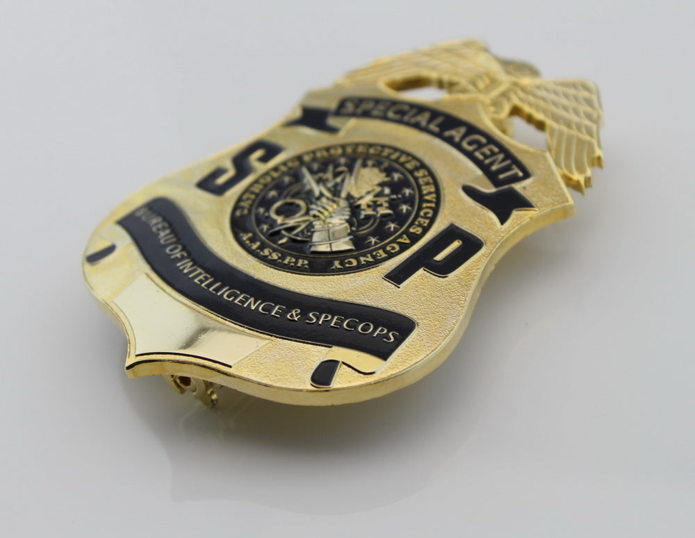US SSPP Badge Special agent Catholic Protective Services Agency Replica Movie Props