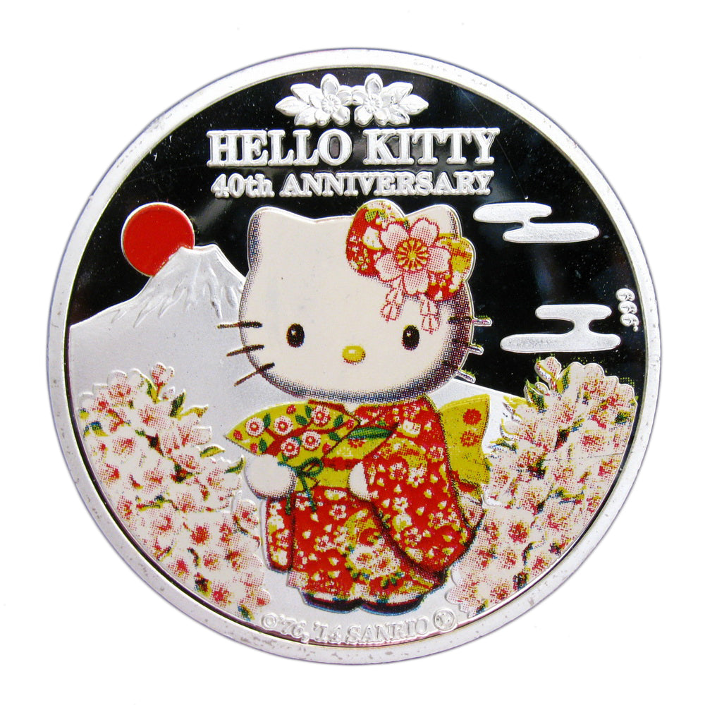 Japan Anime Cartoon Hello Kitty Fuji 40th Anniversary Commemorative Coins