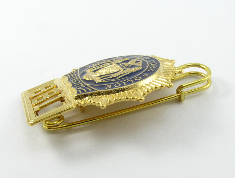 NYPD New York Police Detective Badge Solid Copper Replica Movie Props With No.881