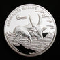 Congo Endangered Wildlife Antelope Silver Coin