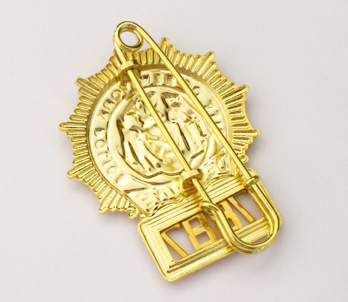 NYPD Badge 7887 Back