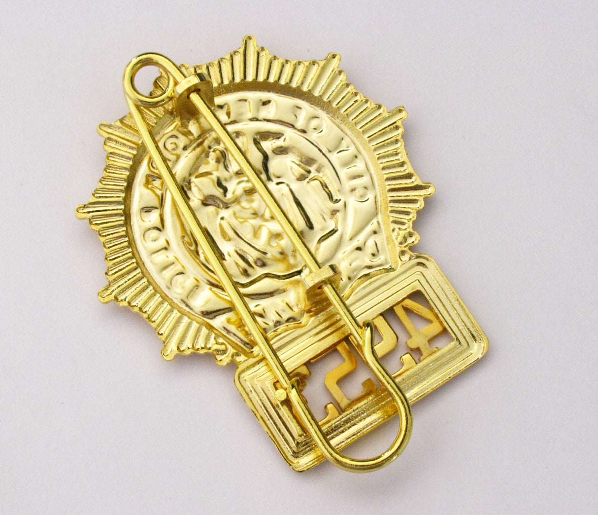 NYPD Badge 4953 Back