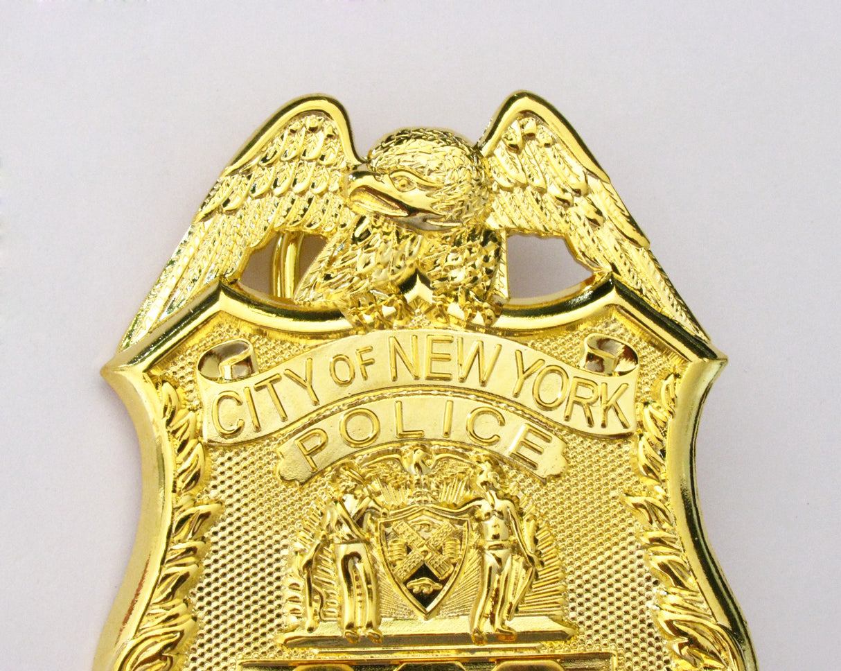NY New York Sergeant Badge 398 Cosplay Movie Props
