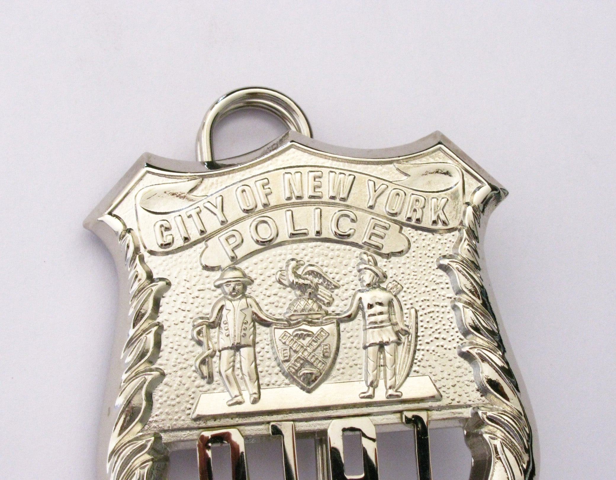 NYPD New York Police Detective Badge Solid Copper Replica Movie Props #9191