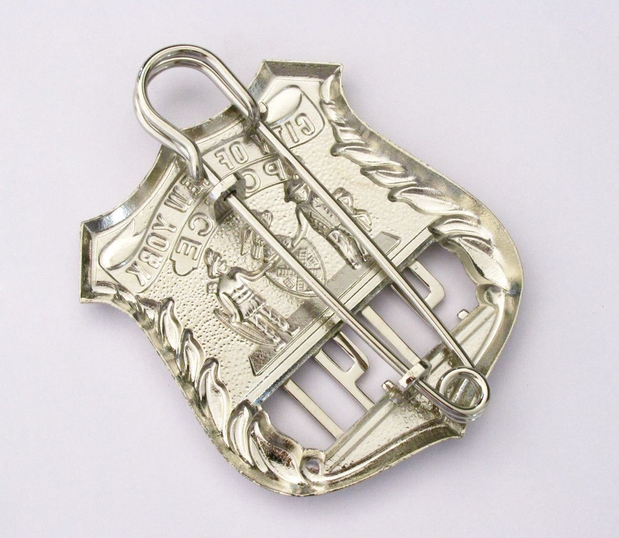 NY New York Police Badge Replica Movie Props *Customizable Badge Number*