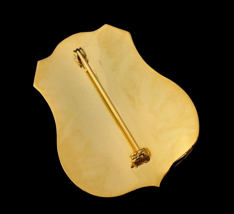 USSS The White House Defense Officer Badge Solid Copper Brooch Pin Replica Movie Props