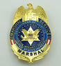 US Marshal Service Eagle Badge Solid Copper Replica Movie Props