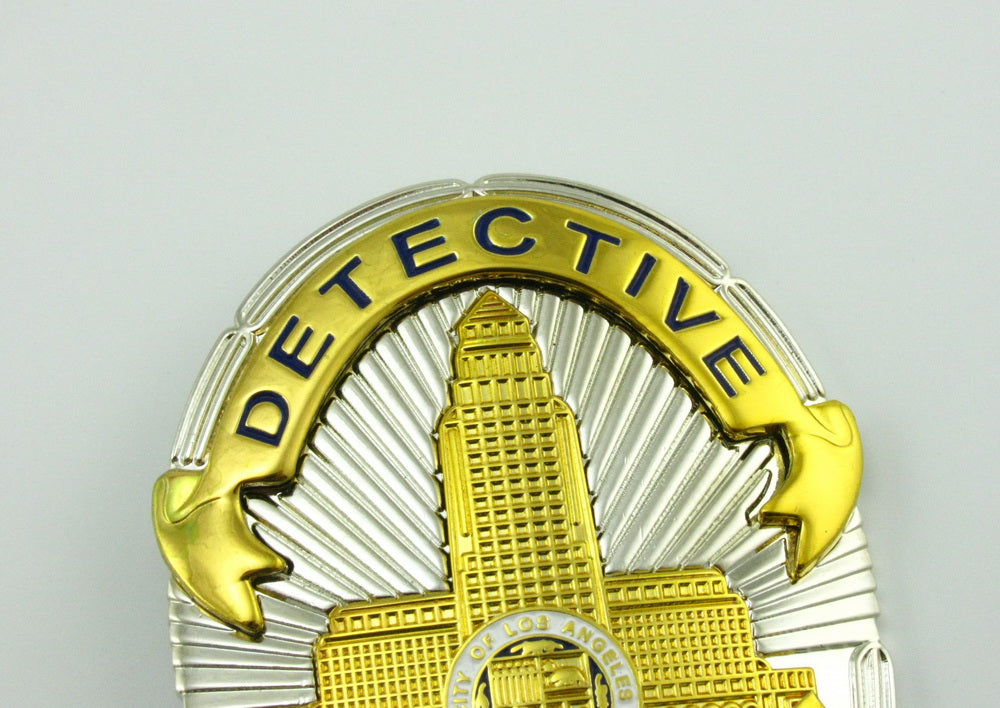LAPD Los Angeles Detective Police Badge Replica Movie Props No. 2358/2516