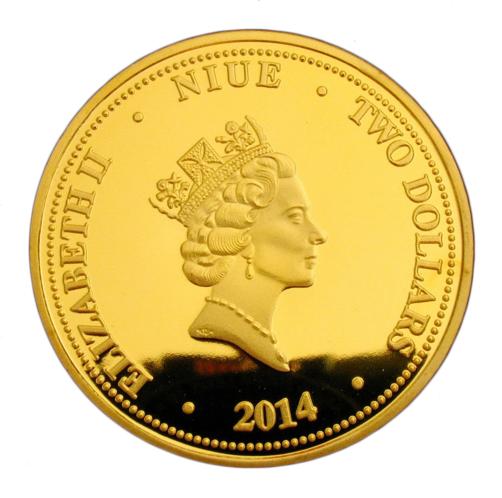 4 Pieces Marvel Comics Superhero The Avengers 24K Gold Plated Coins