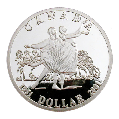 Canada Ballet 50th Anniversary Silver Commemorative Coin
