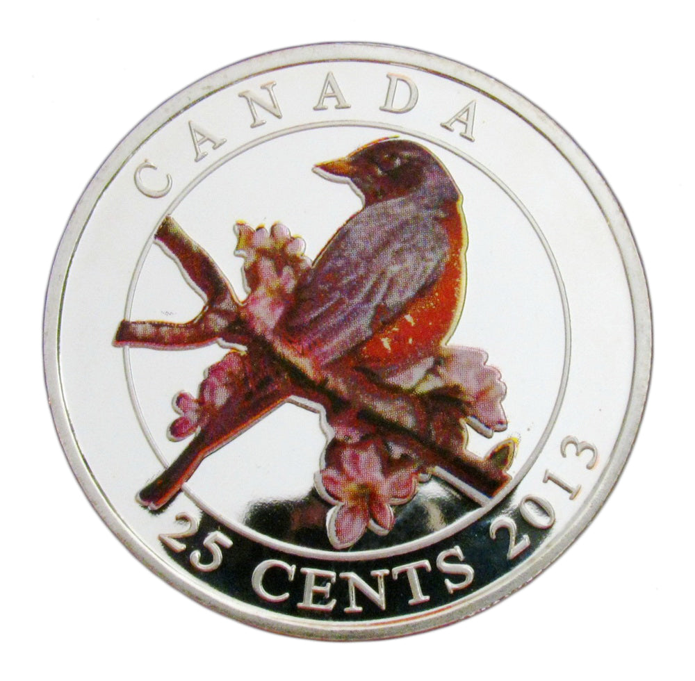 Canada Wild Flower Bird Duck Silver Commemorative Coin