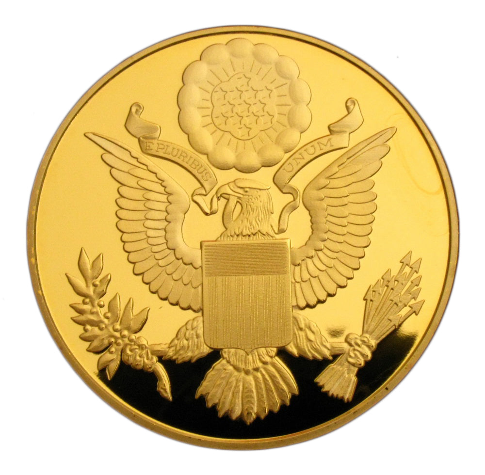 Masonic Freemason Symbol Pyramid All-seeing Eyes Gold Color Challenge Coin