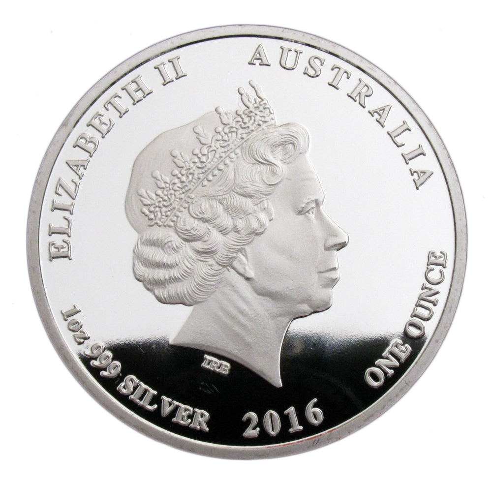 A Pair of 2016 Australia Lunar Zodiac Year of the Monkey Commemorative Coins