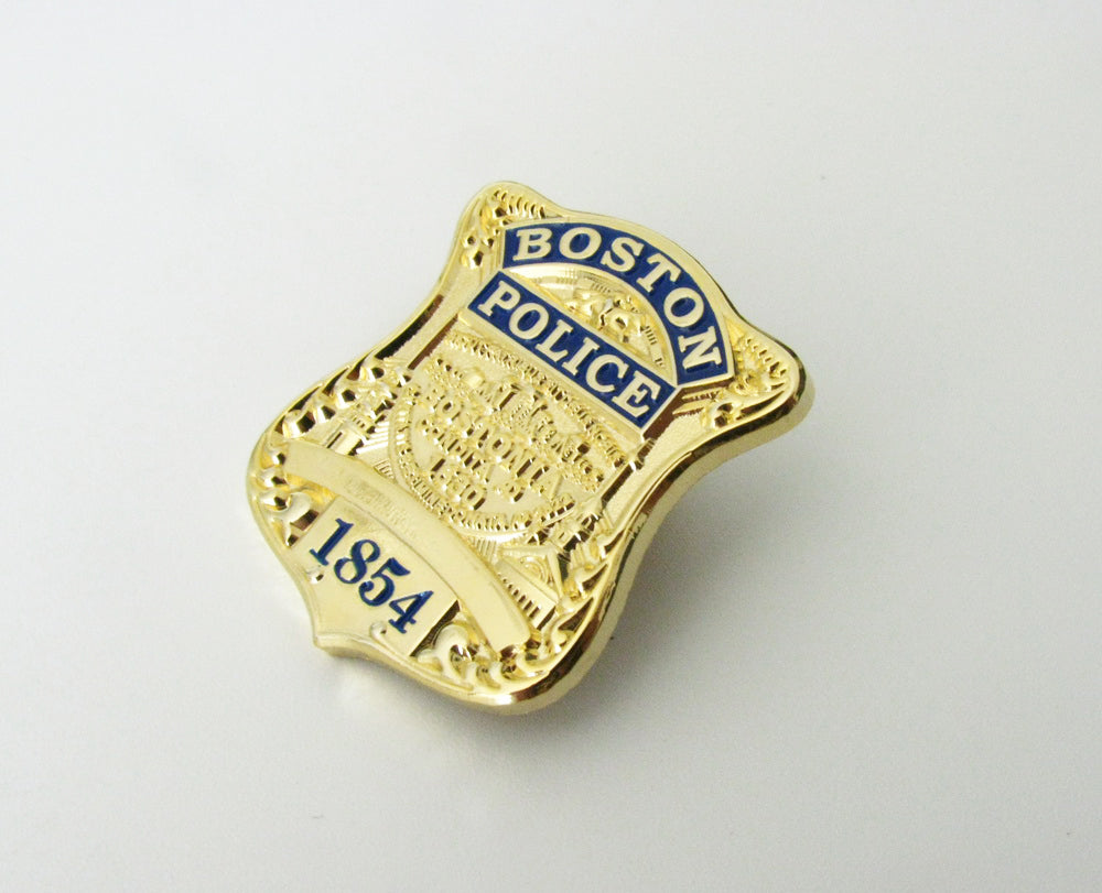 US Police Badge Cop Brooch Pin Mini Version
