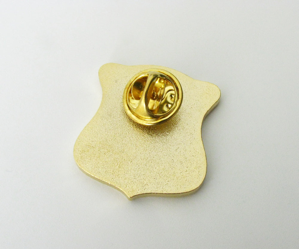 US Police Badge Cop Brooch Pin Mini Version