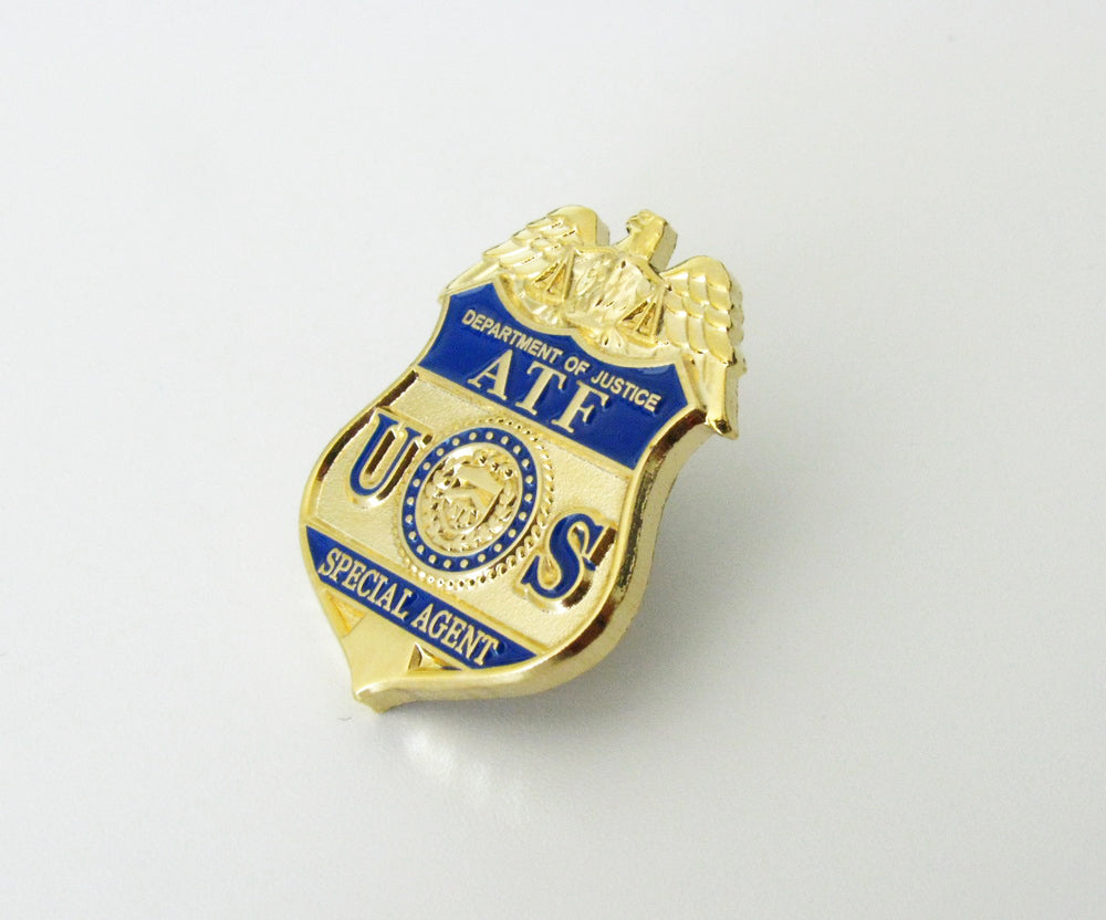 US Police Badge Cop Brooch Pin Mini Version