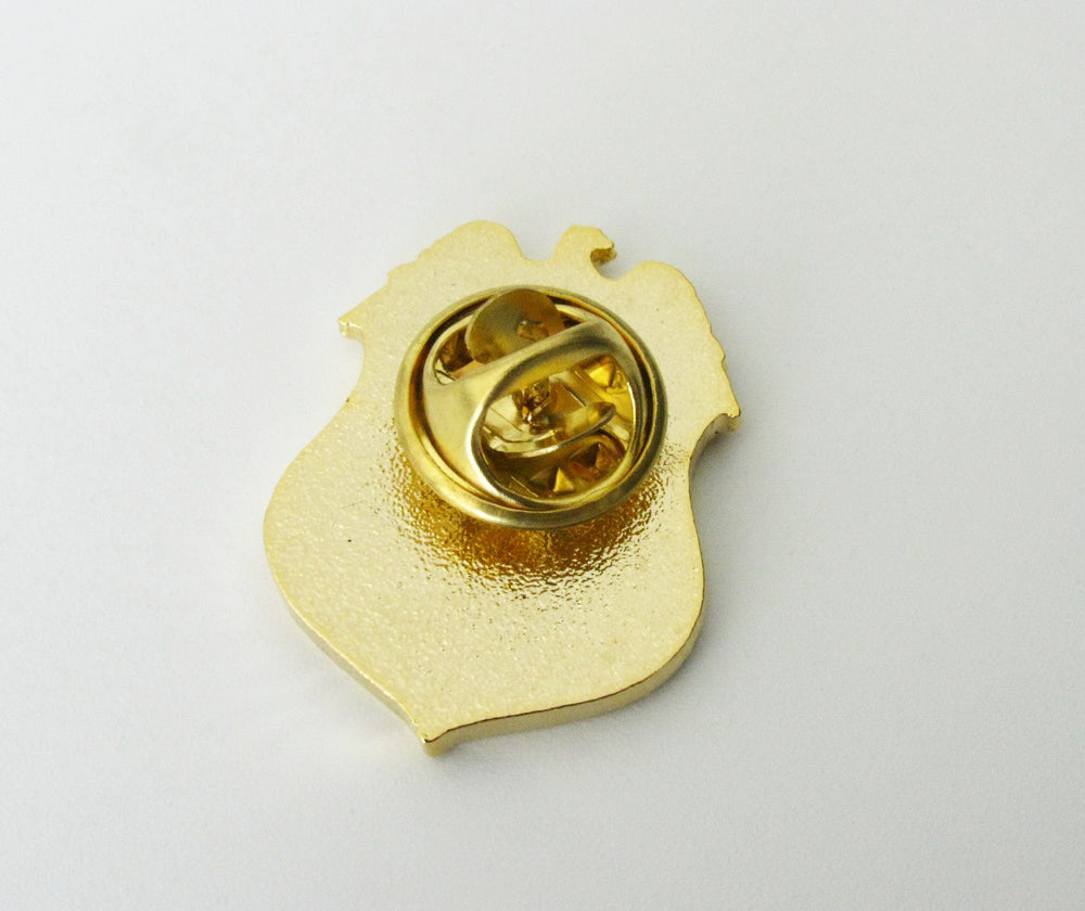 US Police Badge Cop Brooch Pin Mini Version