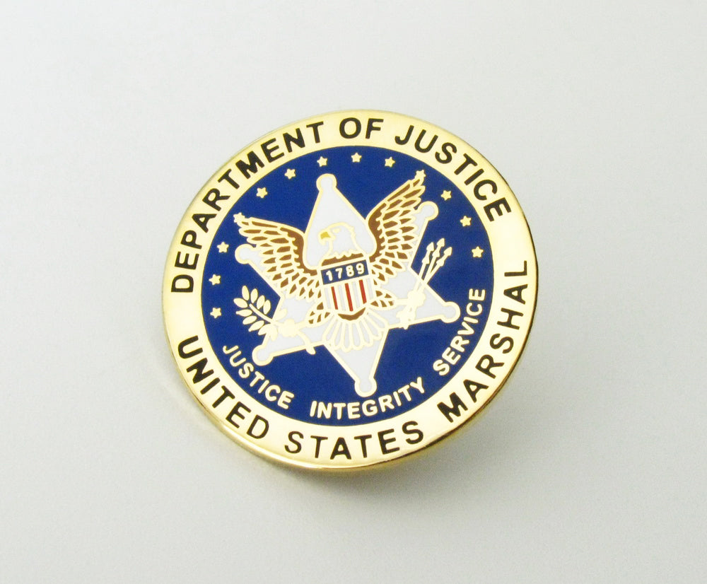 US Federal Police Badge Brooch Pin Mini Version