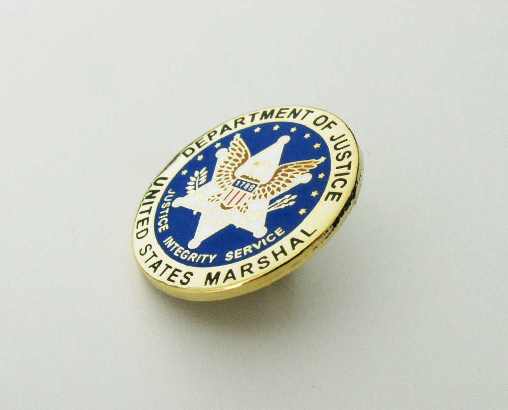 US Federal Police Badge Brooch Pin Mini Version