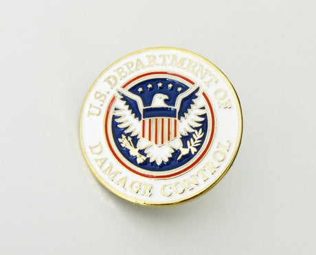 US Federal Police Badge Brooch Pin Mini Version