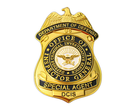 US DCIS Office of Inspector General Special Agent Badge Replica Movie Props