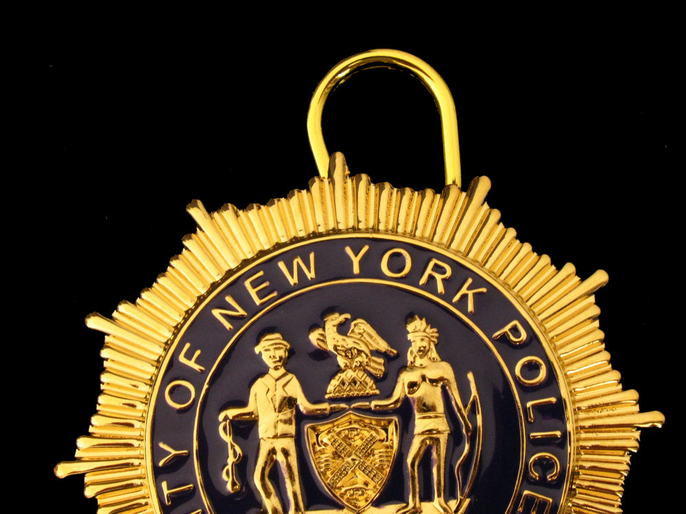 NY New York Police LIEUTENANT Badge Replica Cosplay Movie Props