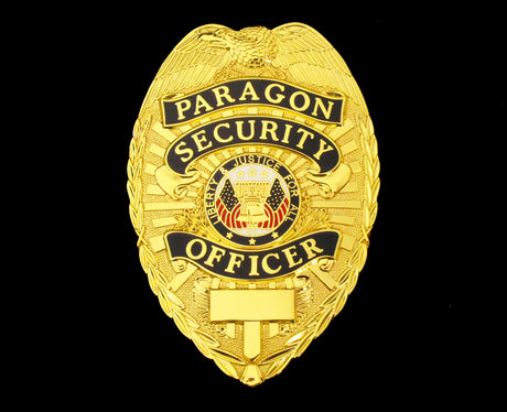 US White House Paragon Security Officer Badge Solid Copper Replica Movie Props