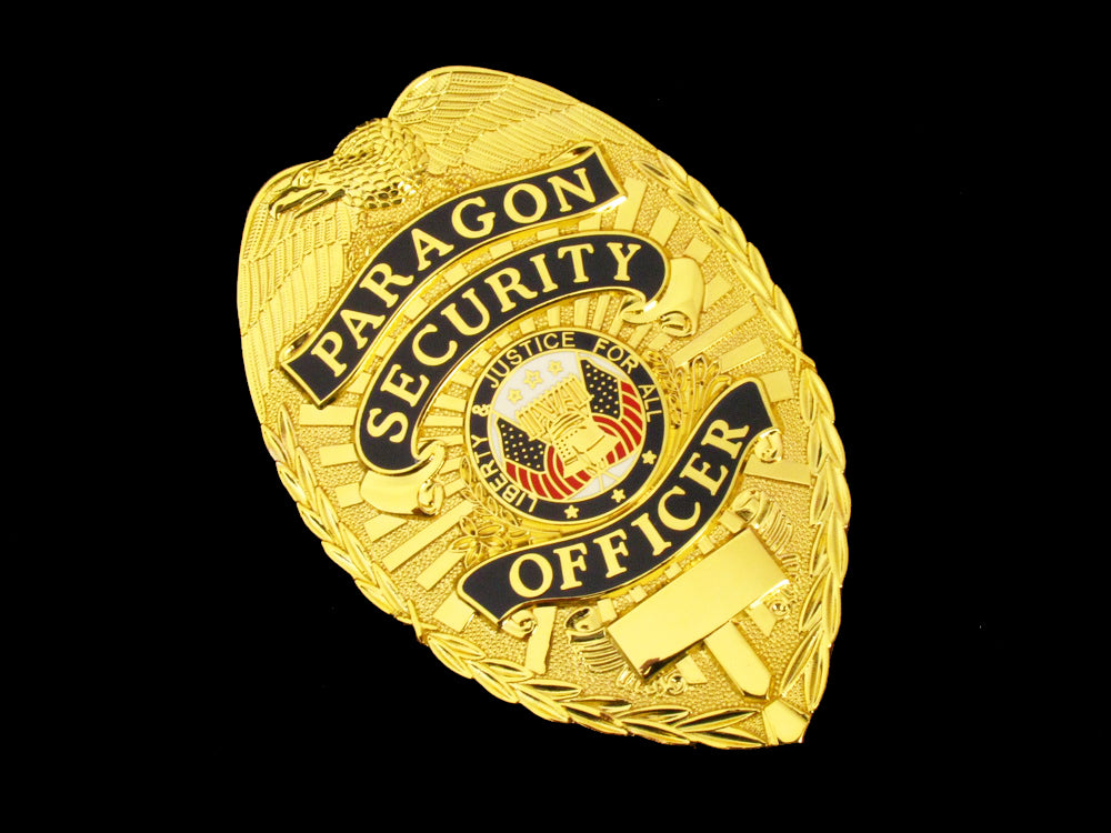 US White House Paragon Security Officer Badge Solid Copper Replica Movie Props