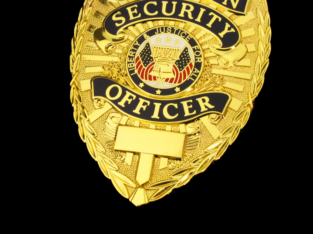 US White House Paragon Security Officer Badge Solid Copper Replica Movie Props