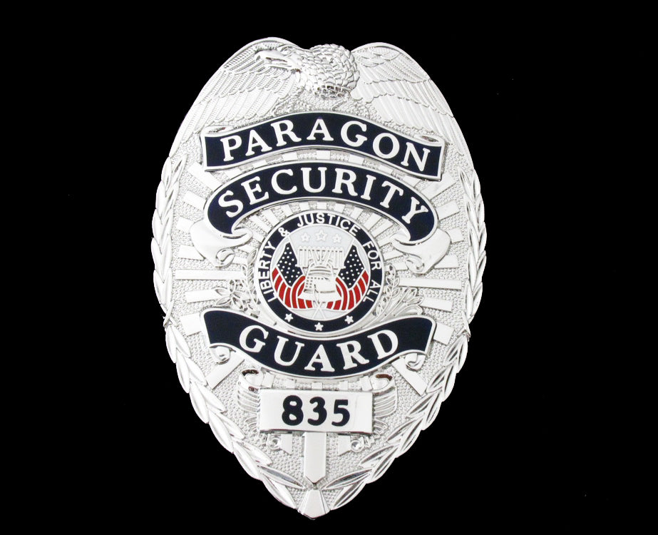 US White House Paragon Security Guard Badge Solid Copper Replica Movie Props #835